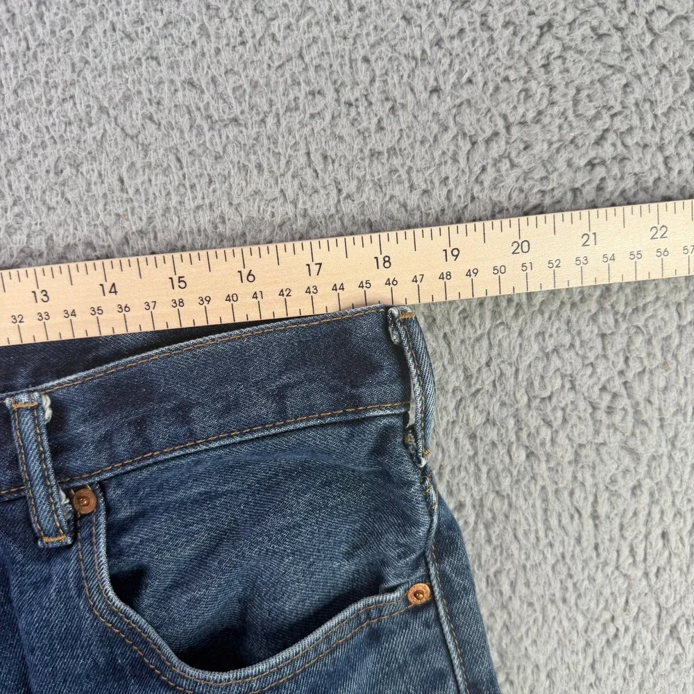 Levi's 517 Bootcut Jeans Men 36x30 Blue Dark Wash Denim Slim Fit 0517-0217